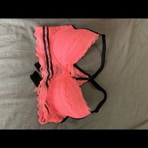 Pink bra